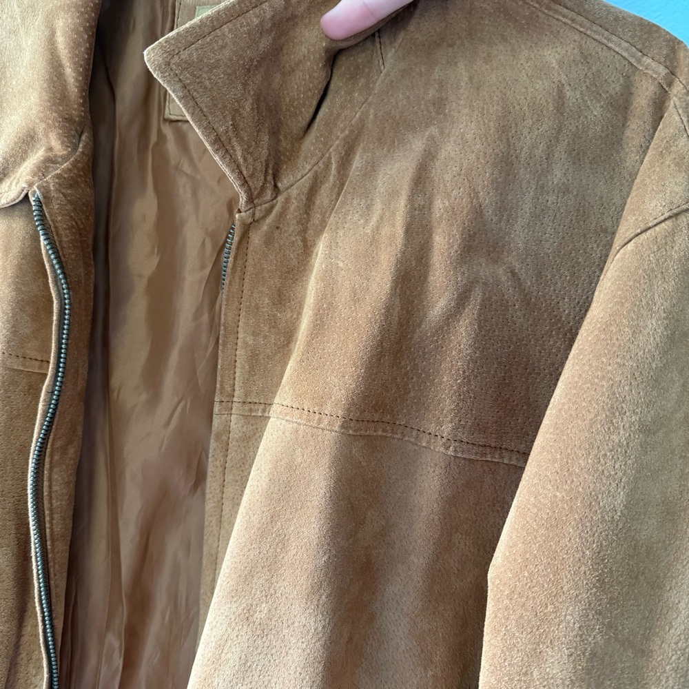 Boston Harbour Men’s Brown Suede Jacket - Picture 9 of 9
